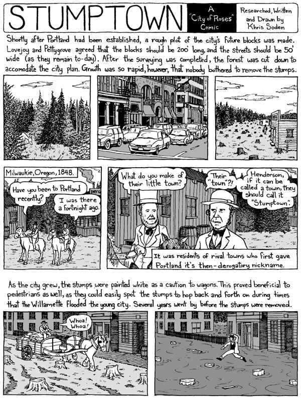 City of Roses comic: Stumptown