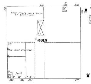 Sanborn Fire Insurance Map of Block S